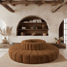 Load image into Gallery viewer, Arc - Velvet 8 Piece Round Modular Sofa - Saddle