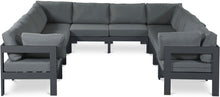 Load image into Gallery viewer, Nizuc - Outdoor Patio 10 Piece Modular Sectional With Gray Frame