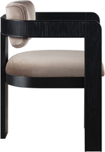Load image into Gallery viewer, Sacha - Velvet Dining Chair With Black Base (Set of 2)