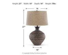 Load image into Gallery viewer, Magan - Metal Table Lamp - Antique Bronze Finish