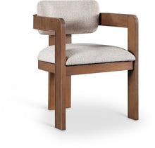 Load image into Gallery viewer, Sacha - Linen Dining Chair With Brown Base (Set of 2)