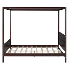 Load image into Gallery viewer, Canopy Platform Bed With Headboard And Footboard, Slat Support Leg