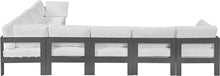 Load image into Gallery viewer, Nizuc - Outdoor Patio 8 Piece Modular Sectional With Gray Frame