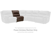 Load image into Gallery viewer, Dunleith - PWR Armless REC w/Adj Headrest - Chocolate