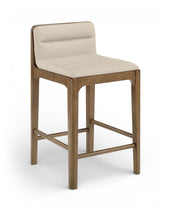 Load image into Gallery viewer, Ellis - Vegan Leather Upholstered Counter Stool (Set of 2) - Brown Base