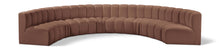 Load image into Gallery viewer, Arc - Faux Leather 8 Piece U-Shaped Modular Sofa