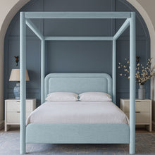 Load image into Gallery viewer, Salina - Linen Textured Fabric Upholstered Bed