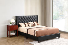 Load image into Gallery viewer, Upholstered Nailhead Trim Chic Bed