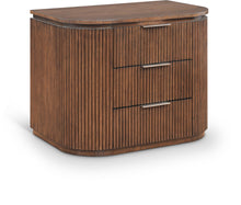 Load image into Gallery viewer, Astrid - Solid Wood And Oak Veneer Nightstand