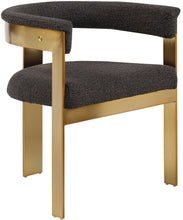 Load image into Gallery viewer, Romeo - Boucle Dining Chair With Gold Base (Set of 2)