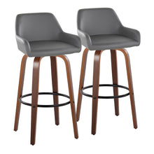 Load image into Gallery viewer, Daniella - Contemporary Fixed Height, Barstool & Swivel And Round Footrest (Set of 2)