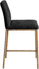 Load image into Gallery viewer, Reeves - Chenille Fabric Upholstered Counter Stool (Set of 2) - Gold Base