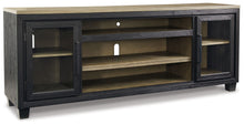 Load image into Gallery viewer, Foyland - XL TV Stand w/Fireplace Option - Black / Brown
