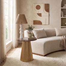 Load image into Gallery viewer, Cindra - Genuine Marble Top And Iron Base Table