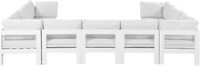 Load image into Gallery viewer, Nizuc - Outdoor Patio 9 Piece Modular Sectional With White Frame