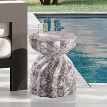 Load image into Gallery viewer, Caserta - Marble Finish Concrete End Table