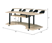 Load image into Gallery viewer, Eleazar - Music Recording Studio Desk - Wood