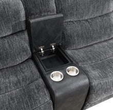 Load image into Gallery viewer, U17 - 6 Piece Power Reclining Sectional With Power Headrest - Dark Gray
