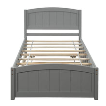 Load image into Gallery viewer, Platform Bed & Headboard, Footboard And Wood Slat Support