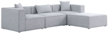 Load image into Gallery viewer, Cube - Linen 4 Piece Modular Sectional With Chaise