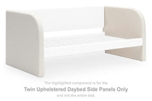 Load image into Gallery viewer, Arloster - Twin Upholstered Daybed Side Panels - White