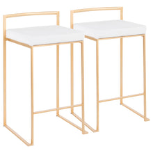 Load image into Gallery viewer, Fuji - Contemporary / Glam Design Counter Stool (Set of 2)