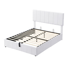 Load image into Gallery viewer, Elegant Upholstered Platform Bed With Hydraulic Storage System