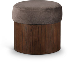 Load image into Gallery viewer, Nimes - Ottoman / Stool With Brown Base