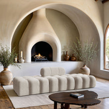 Load image into Gallery viewer, Ames - 3 Piece Boucle Upholstered Modular Sofa With 2 Backless Seats