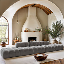 Load image into Gallery viewer, Ames - 5 Piece Boucle Upholstered Modular Sofa With 2 Armless Seats