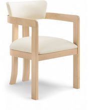 Load image into Gallery viewer, Lavrin - Vegan Leather Dining Arm Chair (Set of 2) - Natural Base