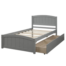 Load image into Gallery viewer, Platform Bed & Headboard, Footboard And Wood Slat Support