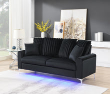 Load image into Gallery viewer, U480 - Sofa & Loveseat - Black