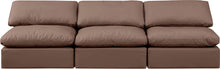 Load image into Gallery viewer, Indulge - Faux Leather 3 Seat Modular Armless Sofa