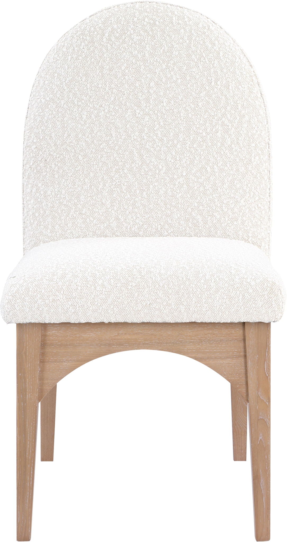 Waldorf - Boucle Dining Side Chair With Natural Legs