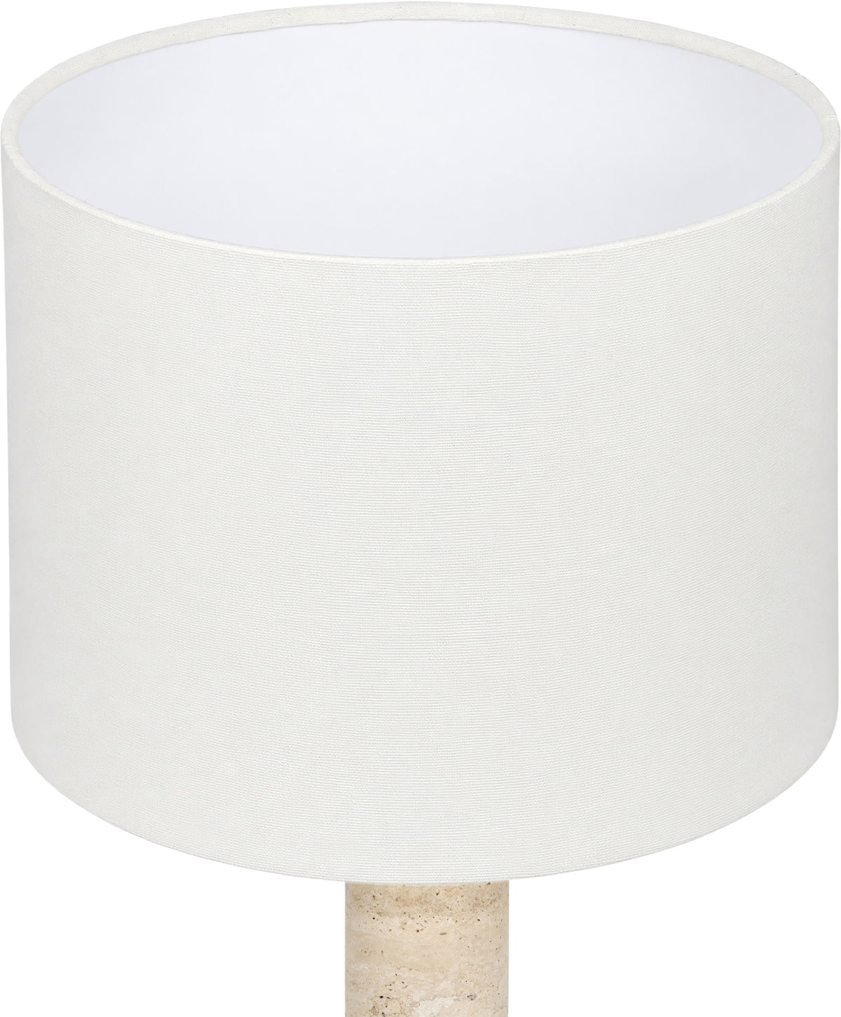 Opaline - Linen Textured Fabric And Brass Table Lamp