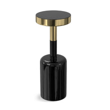 Load image into Gallery viewer, Frannie - Side Table - Gold / Black