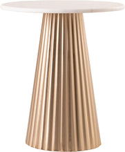 Load image into Gallery viewer, Cindra - Genuine Marble Top And Iron Base Table