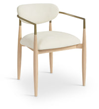 Load image into Gallery viewer, Riccio - Fabric Dining Arm Chair (Set of 2) - Natural Frame