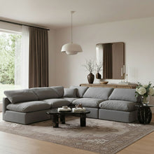 Load image into Gallery viewer, Indulge - Velvet 5 Piece Modular Corner Armless Sectional