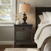 Load image into Gallery viewer, Victoria - Bedside Table With Drawer And Shelf