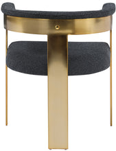 Load image into Gallery viewer, Romeo - Boucle Dining Chair With Gold Base (Set of 2)