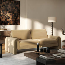 Load image into Gallery viewer, Mason - Arched Arm Sofa - Camel Brown Beige