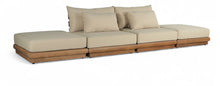 Load image into Gallery viewer, Mirella - 4 Piece Water Resistant Fabric Outdoor Patio Modular Sectional