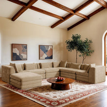 Load image into Gallery viewer, Stellar - 7 Piece Chenille Fabric Upholstered Modular Sectional