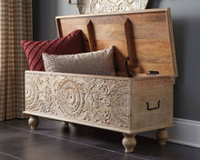 Load image into Gallery viewer, Fossil Ridge - Storage Bench - Beige