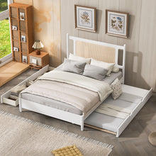 Load image into Gallery viewer, Platform Bed With 2 Big Drawers & Trundle