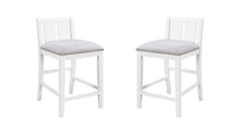 Load image into Gallery viewer, Graham - 3 Piece Small Space Counter Height Dining Table With Shelves And 2 Chairs (Set of 3)