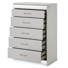 Load image into Gallery viewer, Glam - 5 Drawer Chest & LED Lighting - White