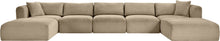 Load image into Gallery viewer, Shaggy - Fabric 7 Piece Modular Sectional With 2 Ottomans